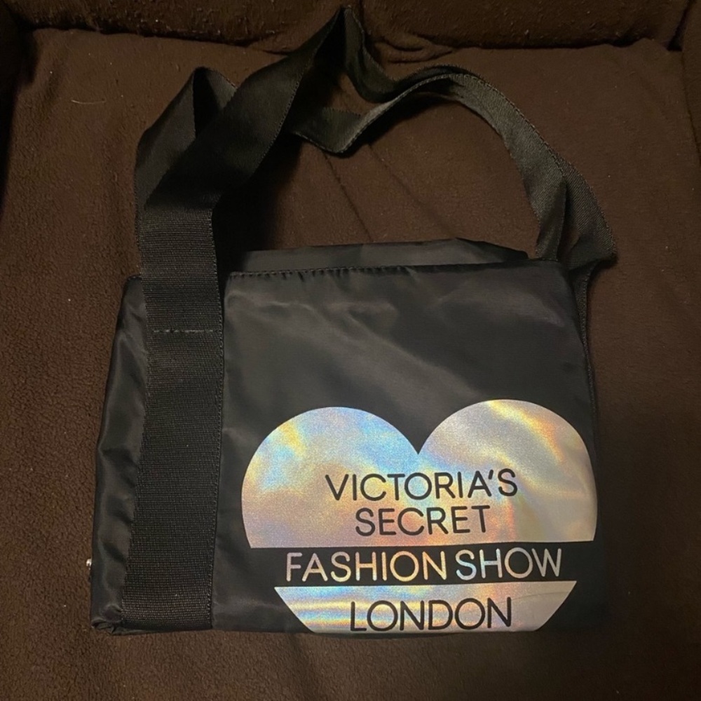 Victoria’s Secret fashion show satin travel tote bag